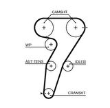 X TRİGER KAYIŞI 166X240 FIAT MAREA 2.0 205 2000-2006 PUNTO STILO 1.8 165 2001 ALFA ROMEO LANCIA CT 55210626 60656341