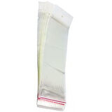 KUMANDA POŞETİ ASKILI ŞEFFAF (100 ADET) 25 CM X 8 CM (4172)