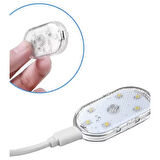 7 Renk Modlu Dokunmatik Sensörlü Mini Led Lamba 