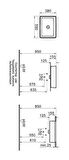 Vitra Nuo Dikdörtgen Çanak Lavabo 50 Cm 7436B003-0016