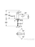 Grohe 23327000 Krom Eurosmart Cosmo Lavabo Bataryası