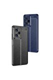 Xiaomi Redmi Note 12 Pro 5g Ile Uyumlu Kılıf Deri Görünümlü Silikon Telefon Kılıfı Kapak