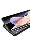 Xiaomi Poco F4 Ile Uyumlu Kılıf Deri Görünümlü Silikon Telefon Kılıfı Kapak