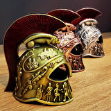 Metal Dekoratif Şövalye Miğferi