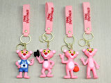 Pembe Panter Silikon Anahtarlık 