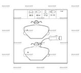 FREN BALATA TEMPRA 1992-1999 / TIPO 1990-2000 FİŞLİ ÖN 5892330