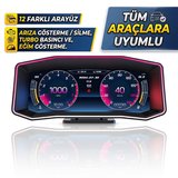 fiat linea punto için Harici digital gösterge Odb ekran arıza göstergesi turbo gösterge hayalet ekran