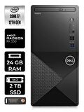 DELL VOSTRO i7 12700 24GB RAM 2TB SSD RX550/4GB W11PRO N7598VDT3910 MASAÜSTÜ PC & PER4 BELLEK