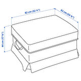 Saklama gözlü puf, karlshov bej-çok renkli
