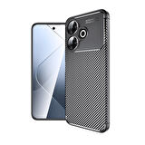 Xiaomi Redmi 13 4G ile Uyumlu Kılıf Focus Karbon Tasarım Telefon Kılıfı Kapak