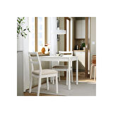Mutfak masası takımı, kırık beyaz-Fridtuna açık bej, 2 sandalyeli, açılabilir