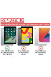 Apple iPad 5.Nesil 9.7 inç 2017 (A1822-A1823) ile Uyumlu Temperli Kırılmaz Cam Ekran Koruyucu 5 Adet