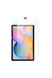 Samsung Galaxy Tab S6 Lite SM-P610 10.4 inç ile Uyumlu Temperli Kırılmaz Cam Ekran Koruyucu 5 Adet