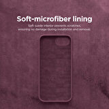 Apple iPhone 16E ile Uyumlu Telefon Kılıfı Kadife Iç Yüzey Soft Tasarım Lansman Kılıf