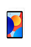 Xiaomi Redmi Pad SE 8.7 inç ile Uyumlu Şeffaf Esnek Silikon Tablet Kılıfı Ekran Koruyucu ve Kalem