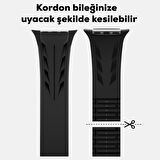 Apple Watch 4-5-6-SE 1.Nesil 44mm Uyumlu Yüksek Kalite TPU Silikon Kordon Kayış