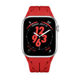 Apple Watch Series 7/8/9 45mm Uyumlu Yüksek Kalite TPU Silikon Kordon Kayış