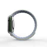 Apple Watch Series 1/2/3 38mm Uyumlu Strap Manyetik Mıknatıslı Silikon Kordon Kayış