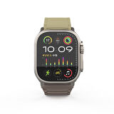 Apple Watch Ultra / Watch Ultra 2 49mm Uyumlu Strap Manyetik Mıknatıslı Silikon Kordon Kayış