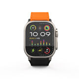 Apple Watch Ultra / Watch Ultra 2 49mm Uyumlu Strap Manyetik Mıknatıslı Silikon Kordon Kayış