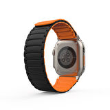 Apple Watch Ultra / Watch Ultra 2 49mm Uyumlu Strap Manyetik Mıknatıslı Silikon Kordon Kayış