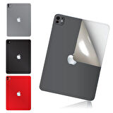 İpad mini 6-mini 7 A15 ve A17 pro işlemci için arka kaplama koruma sticker çizilmez film kaplama KOYU GRİ