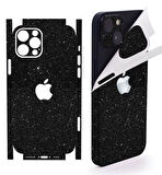 Xiaomi Mi 13 Lite için uyumlu 360 full arka ve yan kaplama koruma sticker -Simli Sİyah