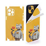 Apple İphone 17 için full kaplama koruma sticker kılıfsız kullanım çizilme önleyici ART