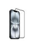Apple iPhone 16E Uyumlu İçi Kadife Lansman Kılıf ve 5D Tam Kaplayan Cam Ekran Koruyucu