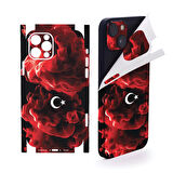 Xiaomi Uyumlu Redmi Note 15 Pro full kaplama koruma sticker kılıfsız kullanım çizilme önleyici BULUT BAYRAK