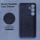 Samsung Galaxy S25 ile Uyumlu Kılıf Içi Kadife Lansman Tasarım Telefon Kılıfı Kapak