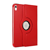 Apple iPad A16 11.Nesil (A3354-A3355) 360 Dönebilen Pu Deri Standlı Tablet Kılıfı