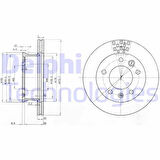 FREN DISKI ON MERCEDES SPRINTER B901B904 . VW LT 1928-1935-46 A9014210312 2D0407617