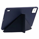 Xiaomi Pad 7 Pro 11.2 inç Uyumlu Kılıf 3 Farklı Stand Kalemlikli Tri Folding Tablet Kılıfı