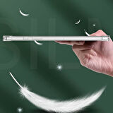 Xiaomi Pad 7 11.2 Inç ile Uyumlu Şeffaf Esnek Silikon Tablet Kılıfı