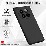 Xiaomi Redmi Note 14 Pro Plus Kılıf Esnek Yumuşak Silikon Tam Koruma Telefon Kılıfı Kapak