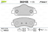 ÖN FREN BALATASI PEUGEOT P301 2012 P308 2013 CITROEN C-ELYSEE 2012 C4 2014 266MM 1608691380 1610699280