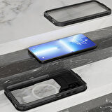 Samsung Galaxy S24 ile Uyumlu Kılıf Su Geçirmez 360 Derece Koruma Waterproof Telefon Kılıfı
