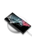 Samsung Galaxy S23 Ultra Uyumlu Karbon Fiber Suni Deri Görünümlü Standlı Lüks Telefon Kılıfı Kapak