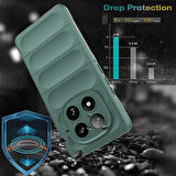 Xiaomi Redmi Note 14 Pro 5G Uyumlu Kılıf Esnek Tpu Oyuklu Arka Yüzey Tasarımlı Silikon Kapak