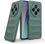 Xiaomi Redmi 14C Uyumlu Kılıf Esnek Tpu Oyuklu Arka Yüzey Tasarımlı Silikon Kapak