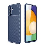 Samsung Galaxy A37 5G Uyumlu Kılıf Karbon Tasarım Kamera Korumalı Silikon Telefon Kılıfı Kapak