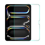 Apple iPad Pro 11 inç 2025 M5 (A3357-A3358) ile Uyumlu Temperli Kırılmaz Cam Ekran Koruyucu