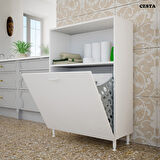 Modilayn Kirli Çamaşır Dolabı Banyo Dolabı Oyuncak Dolabı