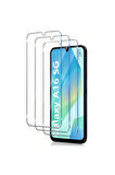 Samsung Galaxy A16 ile Uyumlu Ekran Koruyucu Şeffaf Temperli Kırılmaz Cam Ekran Koruyucu 3 Adet