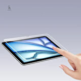 iPad Air 11 2025 M3 (A3266-A3267) ile Uyumlu Temperli Kırılmaz Cam Ekran Koruyucu