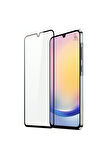 Samsung Galaxy A15 Uyumlu Köşe Dolgulu Anti Shock Telefon Kılıfı ve 5d Kırılmaz Cam Ekran Koruyucu