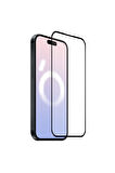 Apple iPhone 16 ile Uyumlu Şeffaf Ekranı Tam Kaplayan 5d Cam Kırılmaz Cam Ekran Koruyucu