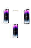 Apple iPhone 16 Pro Max Ile Uyumlu Ekran Koruyucu Şeffaf Temperli Kırılmaz Cam Ekran Koruyucu 3 Adet