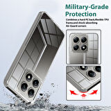 Xiaomi Mi 14T ile Uyumlu Kılıf Şeffaf Kamera Korumalı Esnek Silikon Telefon Kılıfı Kapak